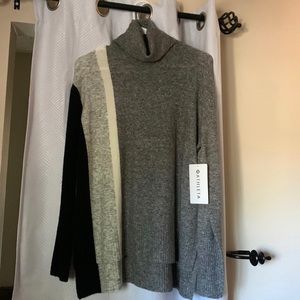 NWT Athleta transit colorblock turtleneck
